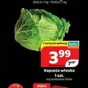 Kapusta włoska promocja w Delfin