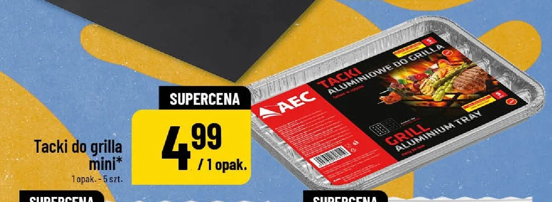 Tacki do grilla mini AEC promocja w POLOmarket