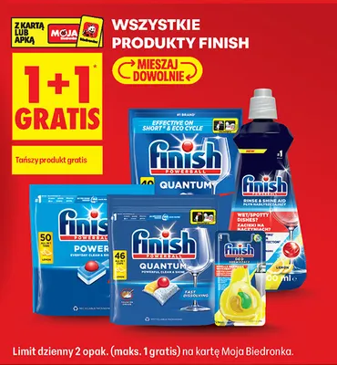 Produkty Finish promocja w Biedronka