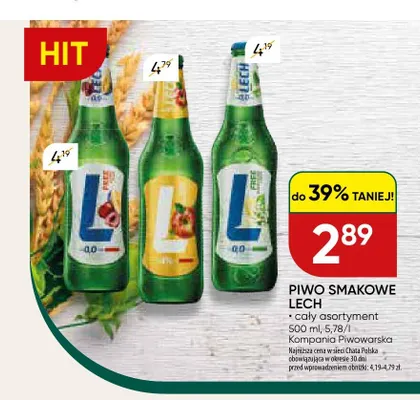 Piwo bezalkoholowe Lech Free Marakuja i Melon promocja w Chata Polska