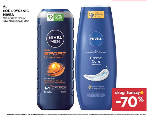 Żel pod prysznic Nivea Men Sport promocja w Stokrotka