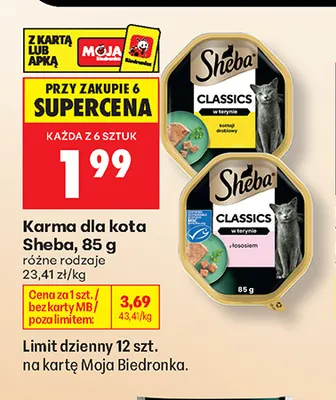 Karma dla kota Sheba promocja w Biedronka