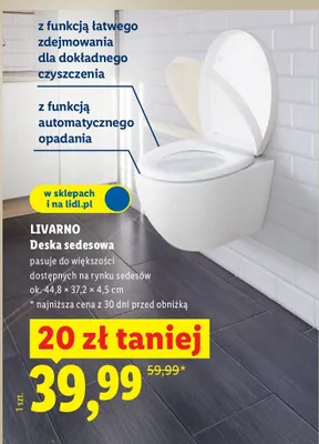 Deska sedesowa promocja w Lidl