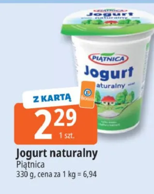 Jogurt naturalny promocja w Leclerc