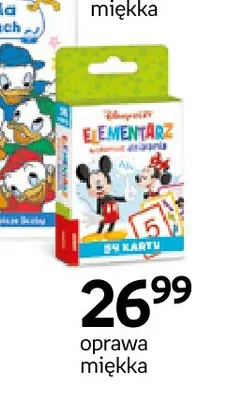 Karty edukacyjne Disney Uczy Elementarz matematyczny 54 promocja w Empik