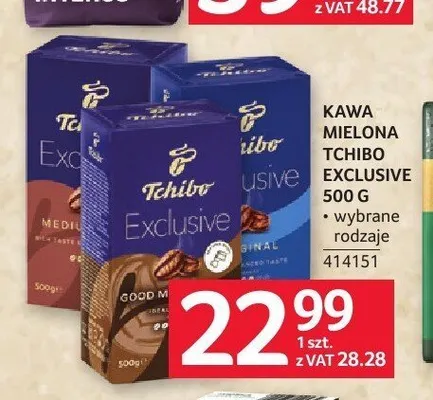 Kawa mielona Tchibo Exclusive promocja w Selgros