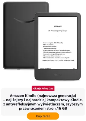 Czytnik e-booków Amazon Kindle najnowsza generacja 16GB promocja w Amazon