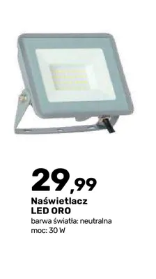 Naświetlacz LED Oro promocja w Bricomarche