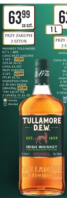 Whiskey Tullamore D.E.W. promocja w Dino