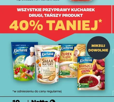 Przyprawy Kucharek promocja w Netto