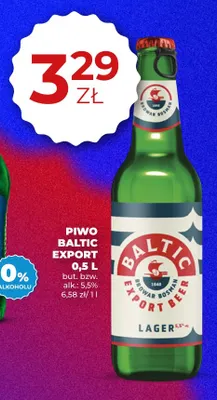 Piwo Baltic Export promocja w Duży Ben