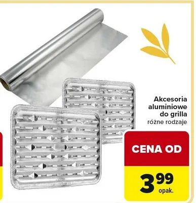Akcesoria aluminiowe do grilla różne rodzaje promocja w Carrefour
