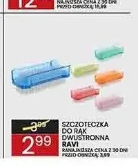 Szczoteczka do rąk dwustronna Ravi promocja w Wafelek