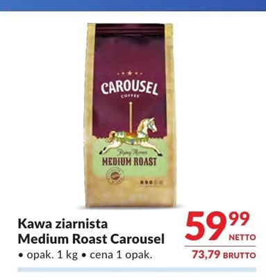 Kawa ziarnista Medium Roast Carousel promocja w Makro