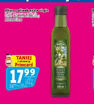 Oliwa z oliwek extra virgin MONDELLO promocja w Prim Market