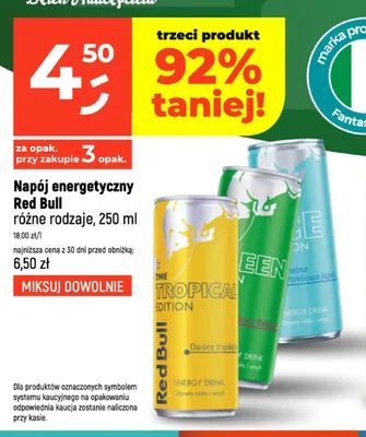 Napój energetyczny Red Bull The Green Edition promocja w Dealz