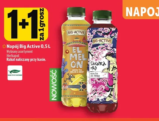 Napój Big Active Sakura Maji promocja w TOPAZ