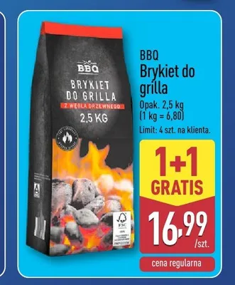 Brykiet do grilla BBQ promocja w Aldi