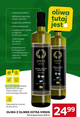 Oliwa z oliwek extra virgin promocja w Stokrotka
