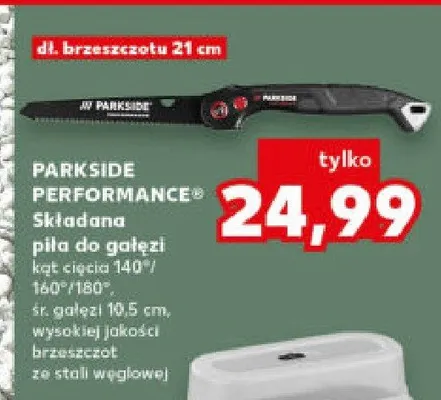 Piła do gałęzi składana promocja w Kaufland