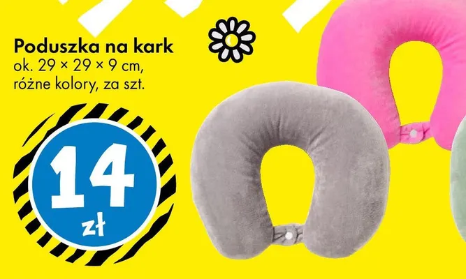 Poduszka na kark promocja w Tedi