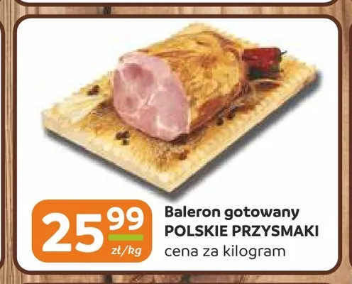 Baleron gotowany Polskie Przysmaki promocja w Gama