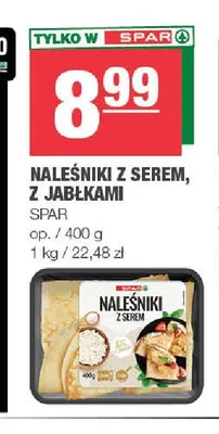 Naleśniki z jabłkami Spar promocja w SPAR