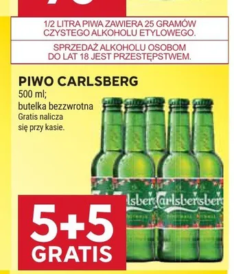 Piwo Carlsberg promocja w Stokrotka