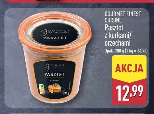 Pasztet z kurkami Gourmet Finest Cuisine promocja w Aldi