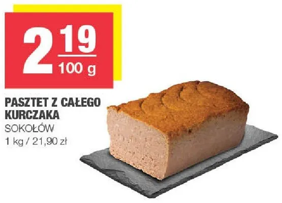 Pasztet z całego kurczaka promocja w SPAR