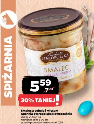 Smalec z cebulą i mięsem Kuchnia Staropolska Nowoczesnie promocja w Netto