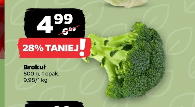 Brokuł promocja w Netto