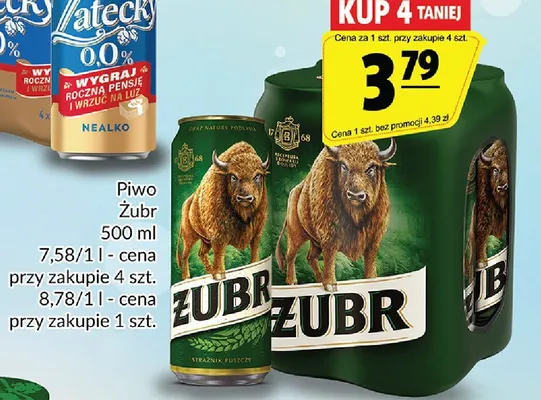Piwo Żubr promocja w Prim Market