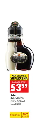 Likier Sheridan's promocja w Biedronka
