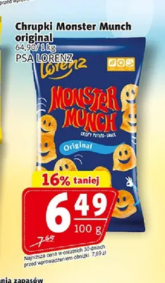 Chrupki Monster Munch original promocja w Prim Market