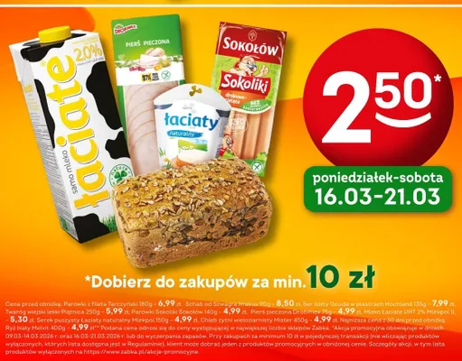 Mleko UHT 2% promocja w Żabka