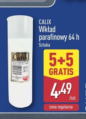 Wkład parafinowy w-3 promocja w Aldi