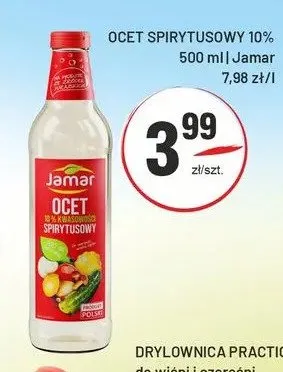 Ocet spirytusowy 10% Jamar promocja w Sedal
