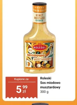 Sos miodowo-musztardowy Roleski promocja w Dino