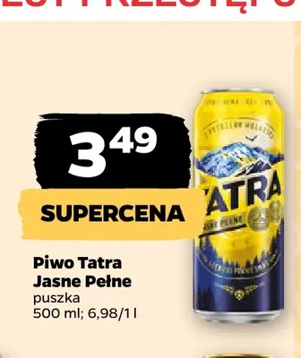 Piwo Tatra promocja w Netto