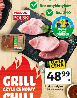 Stek z indyka promocja w Auchan
