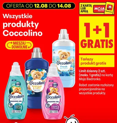 Żel do prania Coccolino Wonder Wash Ultra Care promocja w Biedronka