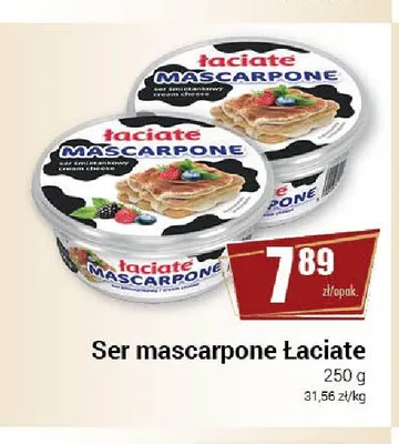 Ser mascarpone Łaciate promocja w Premium Nasz Sklep