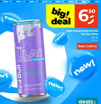 Napój energetyzujący The Lilac Edition promocja w Dealz