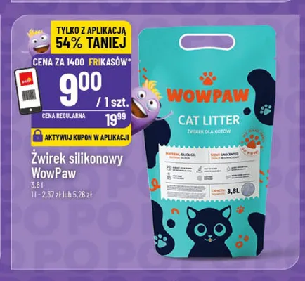 Żwirek silikonowy WowPaw promocja w POLOmarket