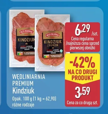 Kindziuk Wędliniarnia Premium promocja w Aldi