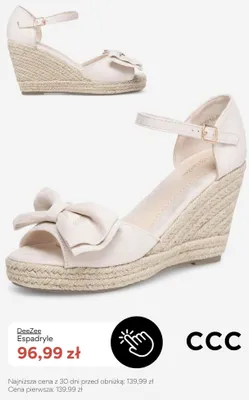 Espadryle DeeZee promocja w CCC