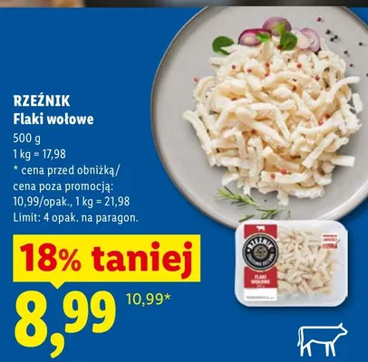 Flaki wołowe promocja w Lidl