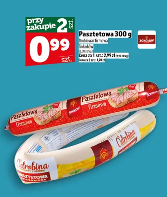 Pasztetowa drobiowa/firmowa promocja w TOPAZ