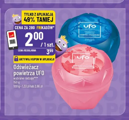 Odświeżacz powietrza UFO Morska Świeżość promocja w POLOmarket
